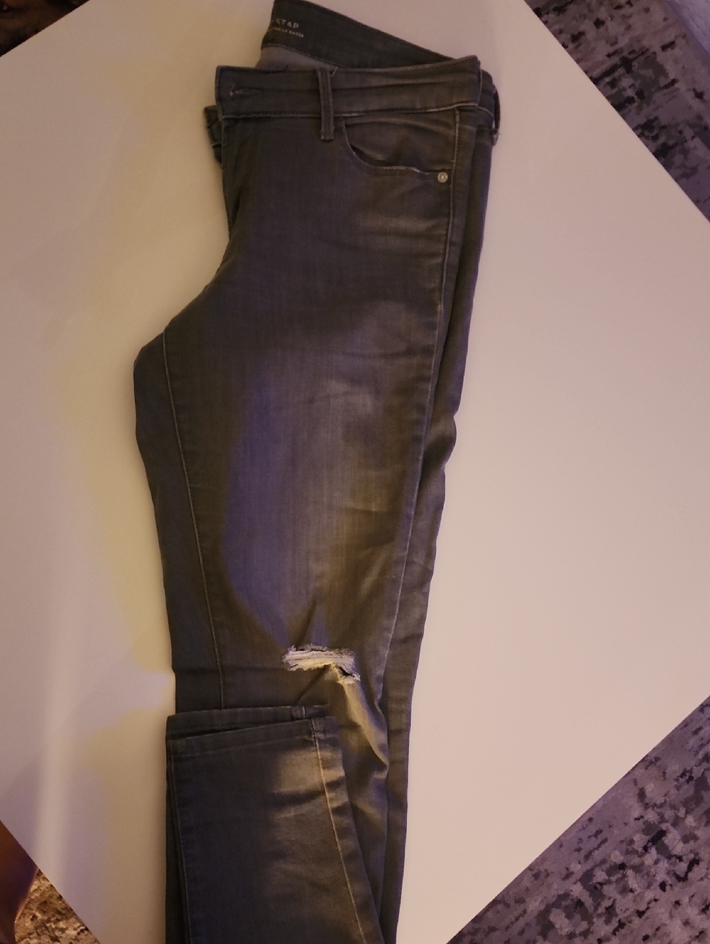Old Navy Grey Low Rise Jeans
